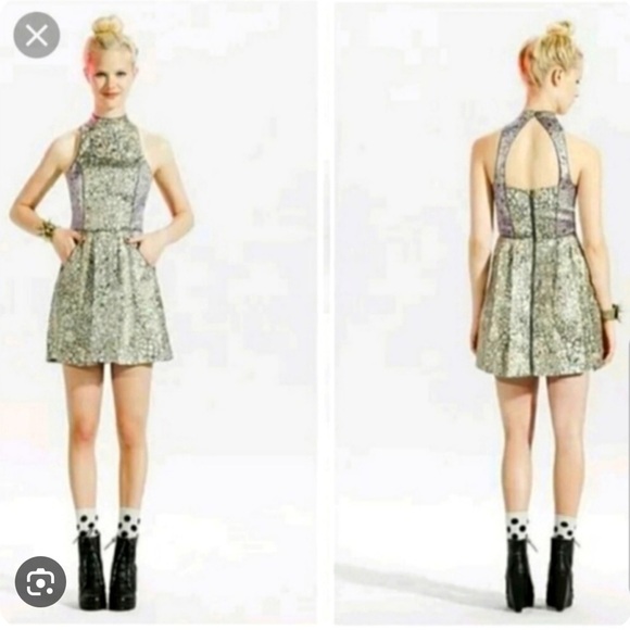 Urban Outfitters Iridescent Mini Dress - Picture 2 of 7